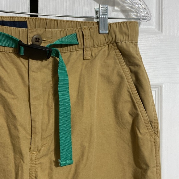 J.CREW Men's cotton tan khaki Brown Belted chino size Medium - Picture 5 of 12